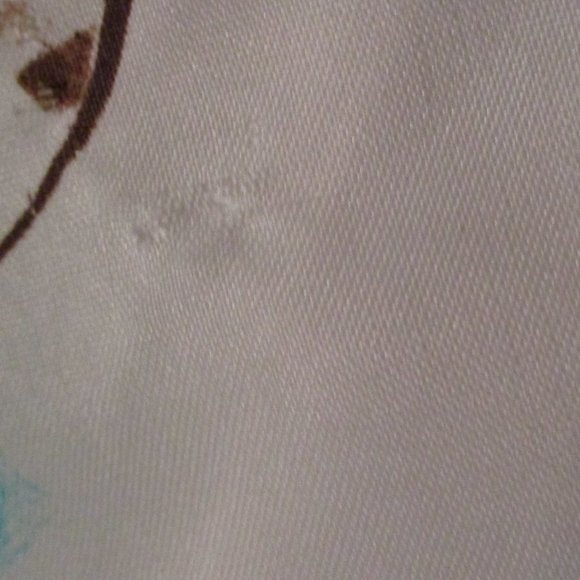 Turquoise trimmed scarf - Picture 6 of 7